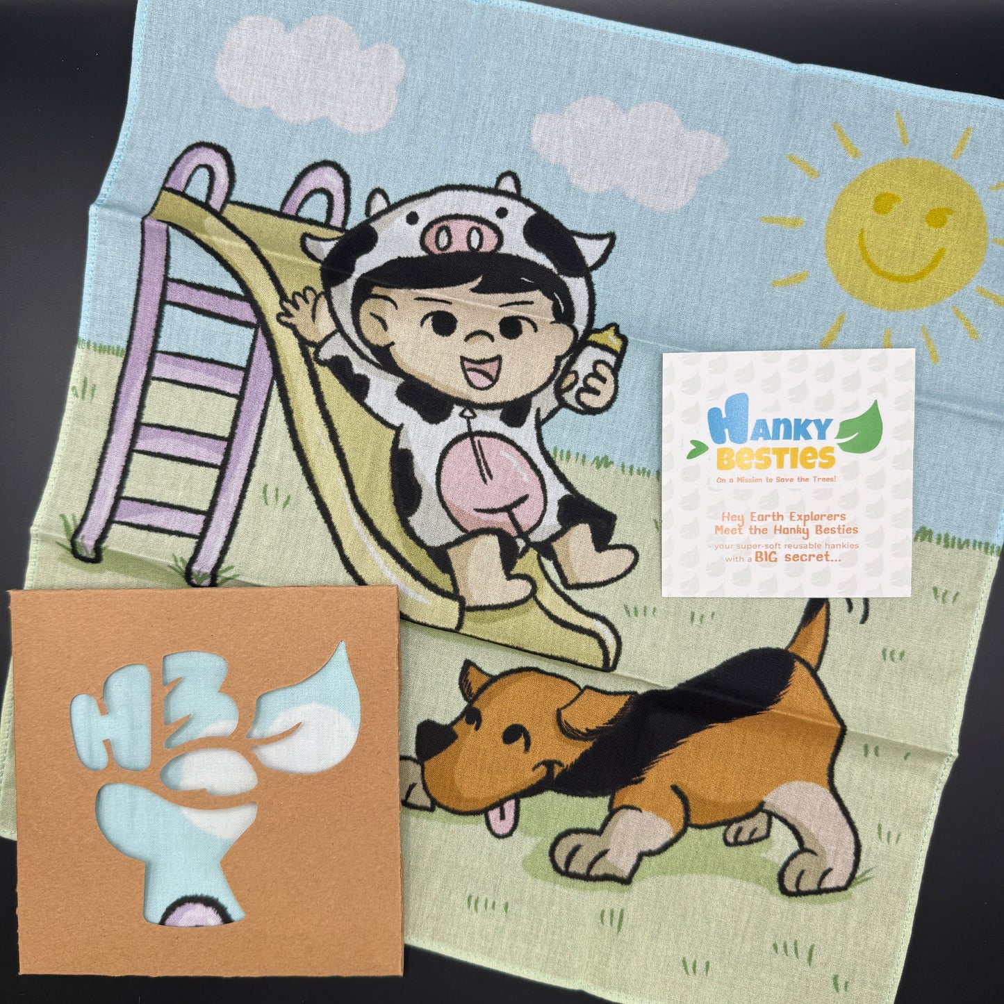 Hanky Besties - Resuable Kids Hankerchief (30x30 /40x40 cm)