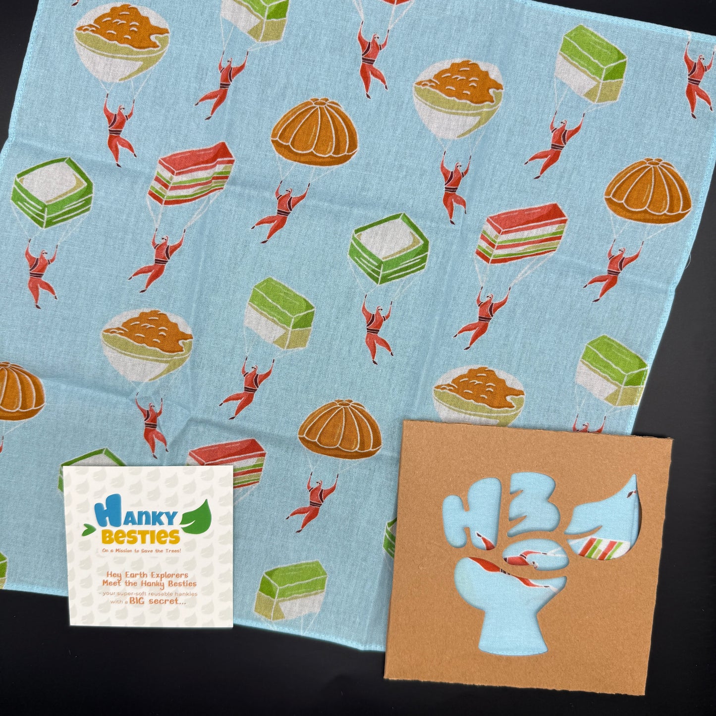 Hanky Besties - Resuable Kids Hankerchief (30x30 /40x40 cm)